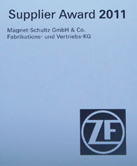 ZF Supplier Award 2011 ZF Supplier Award 2011